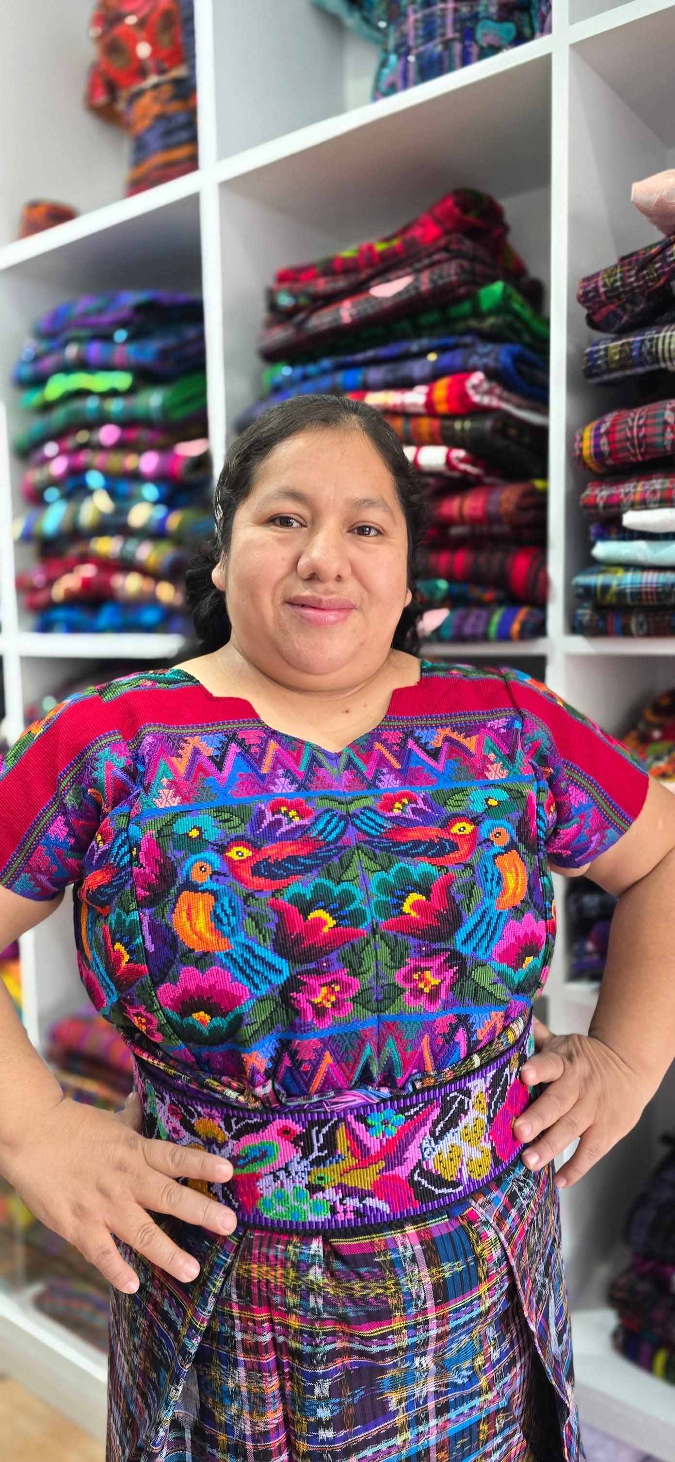 Traje de guipil de marcador